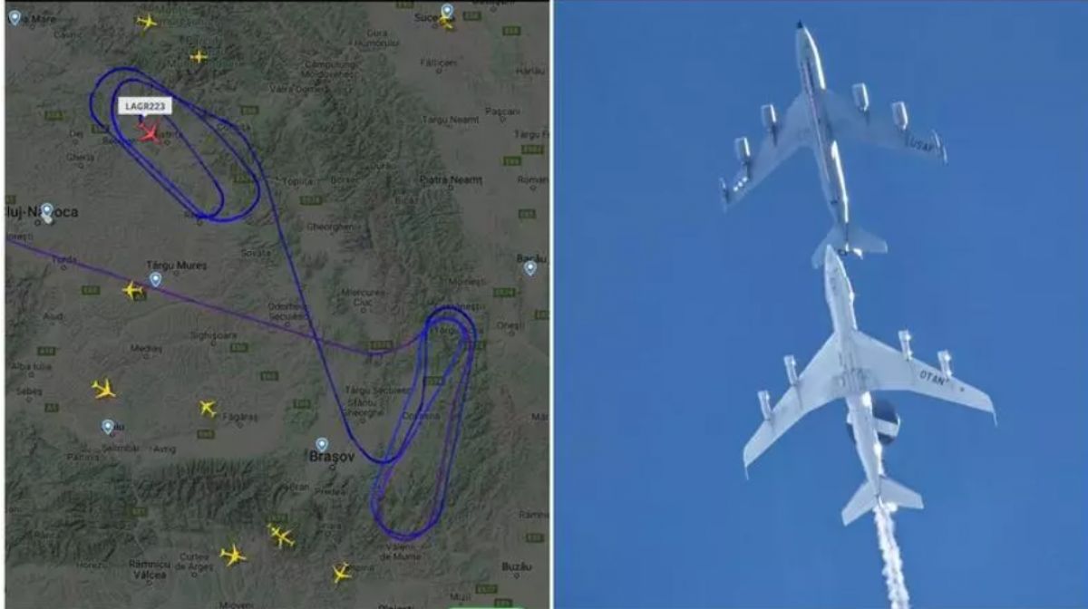De ce se aud incontinuu avioane pe in special in Nord si in Transilvania: Avioane ”spion” si cisterne aeriene - Despre Botosaniul interzis